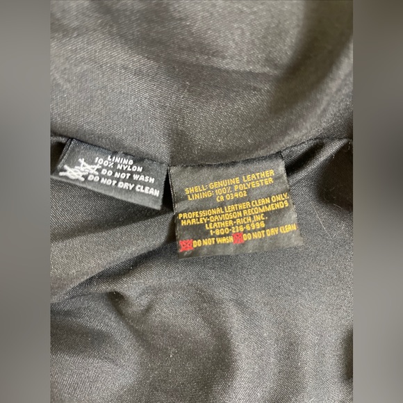 Harley-Davidson Women’s Biker Jacket Sz Medium Made in the USA - Picture 10 of 12